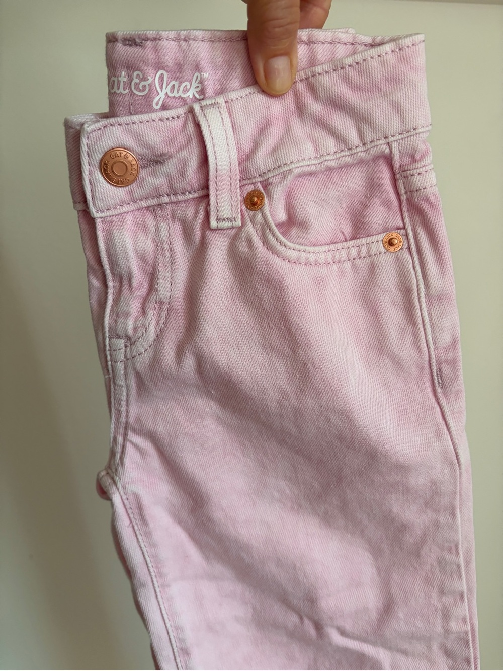 Cat & Jack | Like New! | Kids | Light Pink Wide Leg Denim Jeans | Size 4